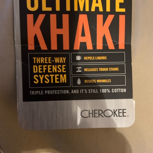 Cherokee Mens Khaki Pants, 46x30 - Picture 4 of 8